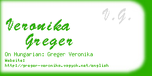 veronika greger business card